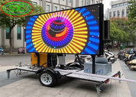 СИД машины высокой яркости передвижное рекламируя показывает знак СИД автомобиля In1 на открытом воздухе P6 RGB 3