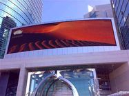 Реклама афиши рекламы здания P8 цифров привела экран дисплея