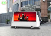 на открытом воздухе реклама приведенная дисплея полного цвета П8 СМД установленная тележкой, мобильный цифровой трейлер приведенный знака рекламы
