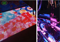Модная крытая танцплощадка с тангажом пиксела 6.25мм, экраном приведенным танцплощадки 250мм*250мм взаимодействующим