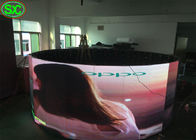 Дисплей округлой формы 360 градусов приведенный Ргб, разрешение тонко приведенное экрана крытое высокое