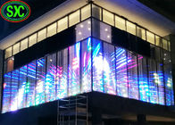 Высокий прозрачный цвет экрана П10.41 СИД полный для фасада стекла торгового центра
