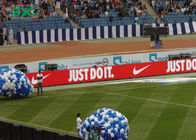 Спорт периметра стадиона дисплея СИД SMD P10 на открытом воздухе RGB 3535 рекламируя экран