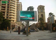п10 привело видео- стену рекламируя столбец большого экрана полного цвета на открытом воздухе