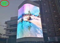 Кривая высокой яркости полного цвета средств массовой информации высокого пиксела разрешения 6мм на открытом воздухе Мулти водоустойчивая рекламируя экран П6 СИД