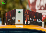 Цвет встали на сторону доски на открытом воздухе ХД автоматический РГБ двойника сообщения СИД автомобиля рекламы, который полный