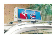 Водоустойчивый дисплей знака СИД автомобиля, на открытом воздухе сторона двойника экрана крыши такси полного цвета