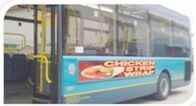 Автобус CB CE на открытом воздухе делает дисплей водостойким СИД обслуживания фронта полного цвета афиш рекламы P4 СИД P5 P6