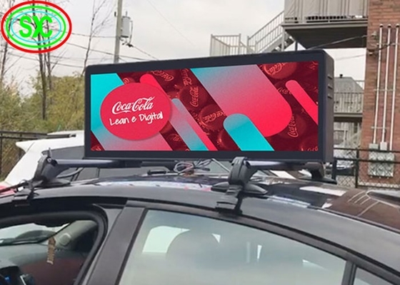 Дистанционное управление вифи 4г 3г экрана дисплея знака СИД крыши автомобиля СИД полного цвета П6 ХД