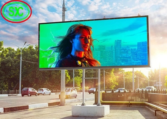 Экраны дисплея приведенные Multi цвета P10 большие на открытом воздухе делают афишу водостойким IP65
