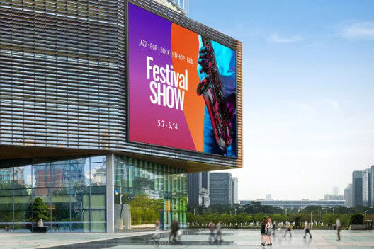 cob P1.25 LED Die-Cast Aluminum Большой цифровой рекламный щит Стандартный водостойкий шкаф