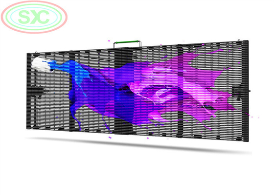Прозрачный экран HD HQ 1R1G1B 4.81mm LED Screen Digital Signage Bracket