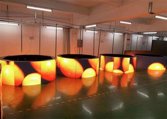 Штендер куба привел стену экрана видео-, крытое тепловыделение приведенное табло П3 естественное