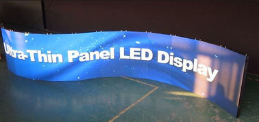 Внутри помещений P4 RGB LED дисплей Паксельная плотность 62500, SMD гибкий светодиодный экран 3G WIFI Внутри помещений полноцветный светодиодный дисплей