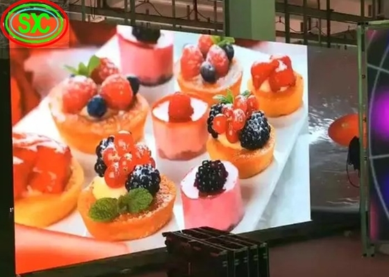 Высокое разрешение внутреннего светодиодного экрана из литого алюминия 2500nits с тонким шкафом