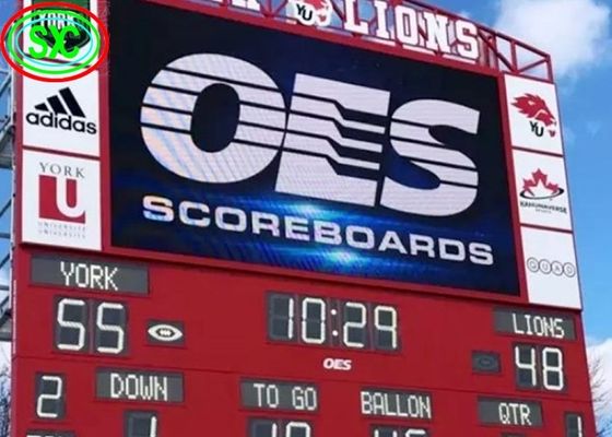 P8 Внешний стадионный светодиодный дисплей IP65 водонепроницаемый 5500CD Яркость