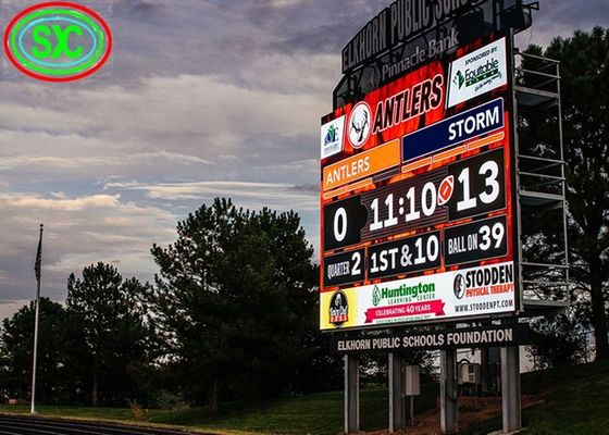 P8 Внешний стадионный светодиодный дисплей IP65 водонепроницаемый 5500CD Яркость