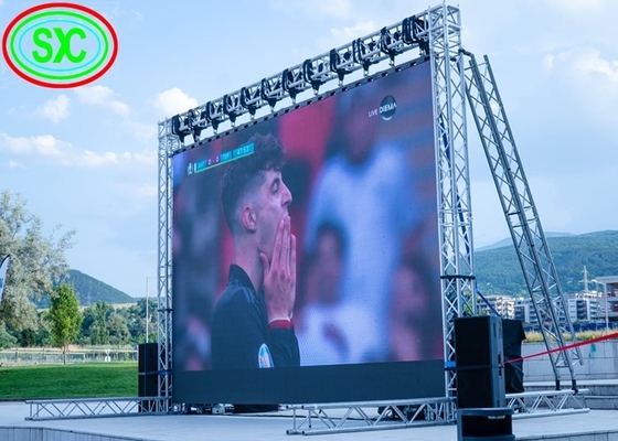Внутренний P4LED Сплавленный алюминиевый экран Подвешенный светодиодный экран 512 мм X512 мм Коробка