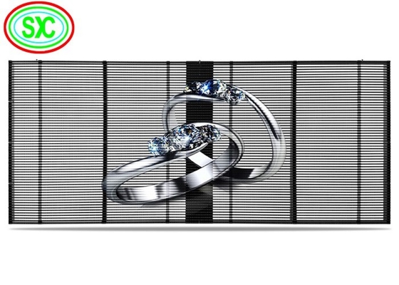 G3.91-7.82 Ультратонкая полноцветная прозрачная видеостенка SMD2525 IP54 Долгая продолжительность службы