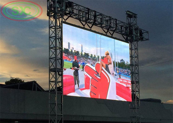 P4 водонепроницаемый полноцветный наружный светодиодный дисплей из литого алюминия