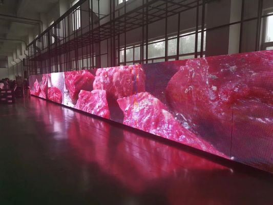 Внутренний полноцветный светодиодный дисплей с шкафом размером 500x500 мм 3 в 1 SMD 2121 светодиодного типа и защитой переднего заднего проникновения для внутренних помещений