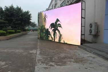 Наружный высокояркий экран из алюминиевого литья P6 LED, коммерческий полноцветный светодиодный дисплей