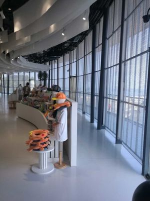 HD Full Color Video Рекламный светодиодный экран G3.91-7.82 Внутреннее окно Стекло Прозрачный светодиодный дисплей