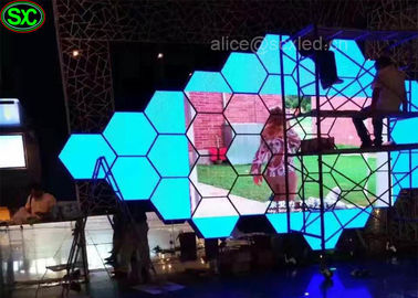 Экран дисплея СИД занавеса формы П3.9 видео- для рекламировать, высокое разрешение