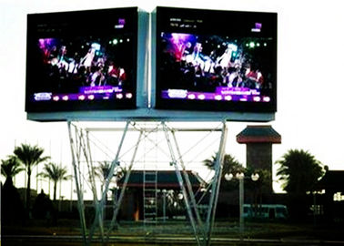 Наружная реклама LED Billboard Street P10 Полноцветные светодиодные дисплеи с колонкой