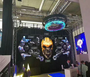 Аренда RGB экрана с светодиодным экраном Внутренний экран с светодиодным экраном Стенный телевизор Без шума 62500 пунктов / квадратный метр