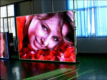 Аренда Алюминиевого экрана с кривой поверхностью экрана HD P10 Большой наружный светодиодный дисплей IP65 320 * 160 мм
