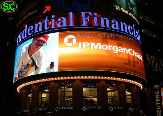 Установленная стена, изогнутая стена ИП65 дисплея занавеса СИД цифров П4 РГБ СИД водоустойчивая