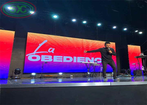 Фронтальное обслуживание в помещениях P2.5 аренда светодиодного дисплея для кинотеатров