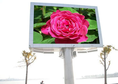 Наружный цифровой рекламный щит с монтированным видео в полном цвете P10 Большой светодиодный рекламный дисплей