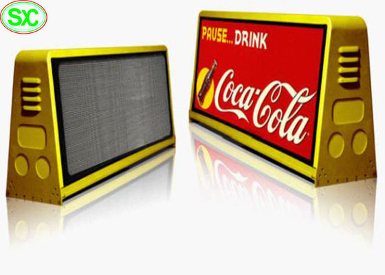 Знак 3Г ВИФИ СИД крыши такси дисплея знака видео- верхней части СИД автомобиля П4 видео-