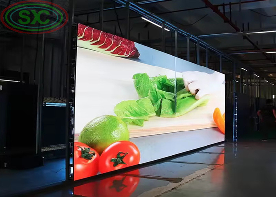 P3.91 Полноцветный внутренний арендованный светодиодный дисплей SMD2121 500X500mm Три года гарантии