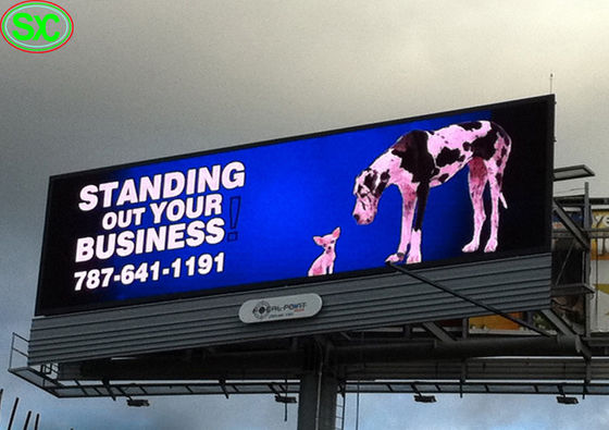 Афиша приведенная дисплея рекламы видео- на открытом воздухе фиксированная большая делает водостойким