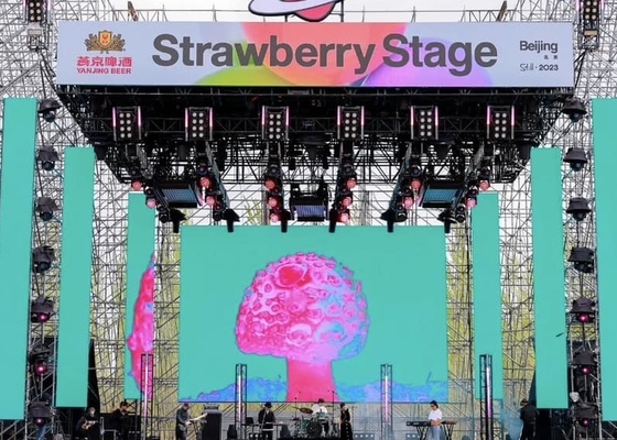 HD Outdoor LED Rental Screen Full Color P6 SMD3535 960 мм х 960 мм Рекламные светодиодные экраны