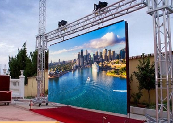 P5 64x32 Dot Matrix Outdoor Full Color LED Billboard, 2500 CD/sqm, высокая яркость