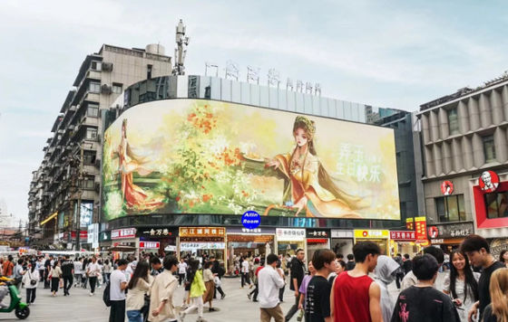 Фиксированный P6 Внешний полноцветный светодиодный дисплей Железный шкаф 3 года гарантии