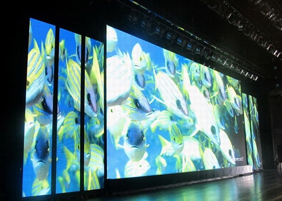 SMD LED Video Screen Die-Cast Aluminum P4 / Indoor Stage LED Display с плотностью 62 500 м2