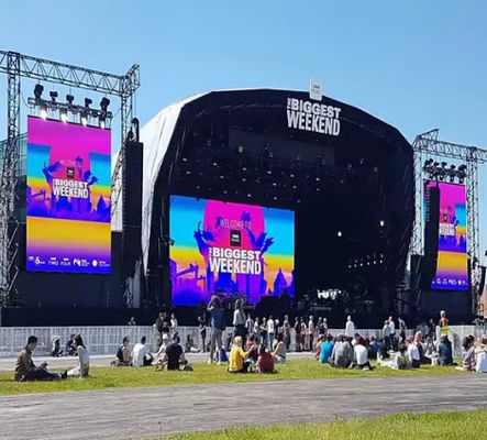 Уличный полноцветный светодиодный экран P8, IP65, водонепроницаемый, 5000 кд, SMD2121