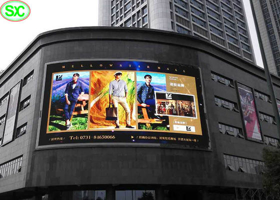 На открытом воздухе П10 привело видео- настенный дисплей экран СИД РГБ с максимумом обновленный тариф