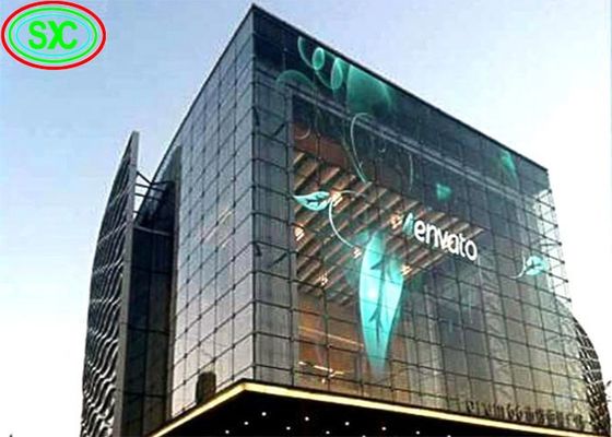 Прозрачный светодиодный экран Модуль метода управления Вес 0,2 кг / ПК Кабинет Вес 6,2 кг для ваших рекламных решений