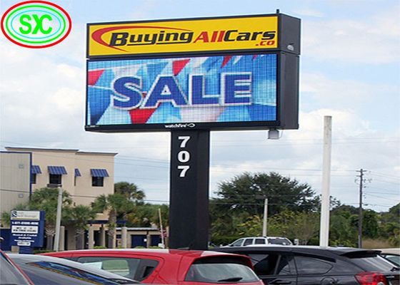 P10 Уличный светодиодный экран 10 мм пиксель 50000 кд яркость