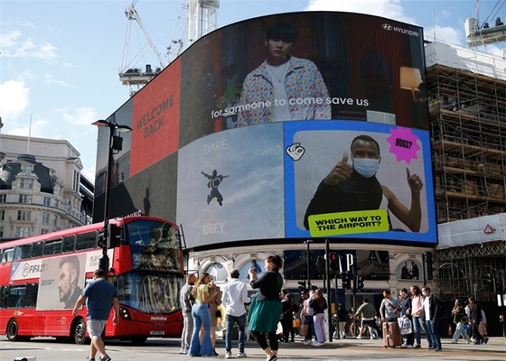 Дисплей с экраном Billboard P6 Outdoor Ultra Hd с высоким разрешением Ip65 Большой размер
