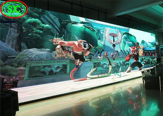 P10 Full Color Stage LED Screen Rental с дистанционным управлением, высокое разрешение