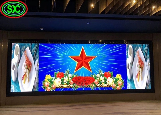 256 мм х 128 мм размер модуля полноцветный внутренний светодиодный экран с высокой четкостью SMD2121 и литой алюминиевый материал