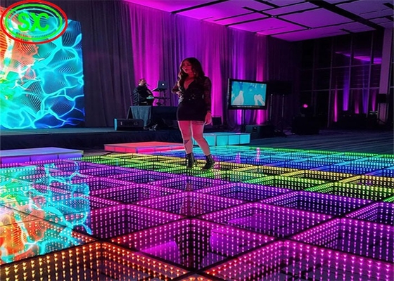 Tonch SMD3535 Sound Active DJ Led Disco Dance Floor Теплые белые панели