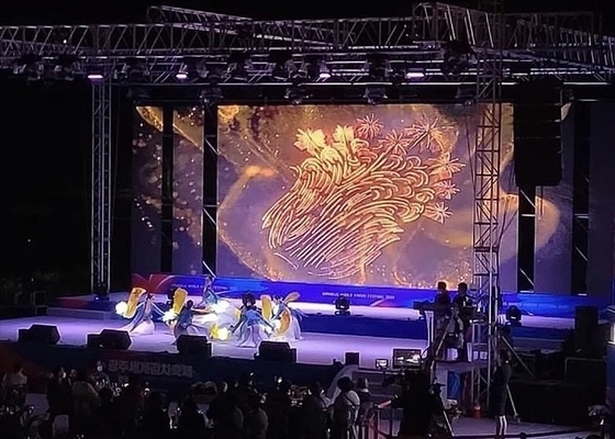 Внутри помещений SMD Full Color HD P4.81 Stage Led Rental Screen для видеостенных панелей концертов